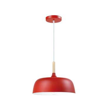 Подвесной светильник Augustina красного цвета