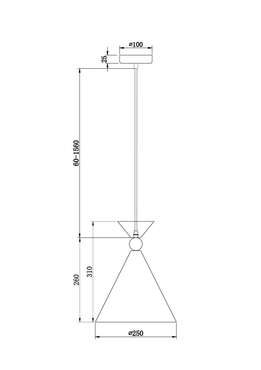 Подвесной светильник Freya FR5392PL-01GR Moth Modern