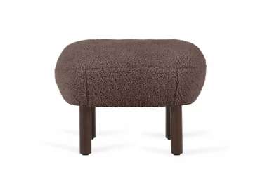 Пуф Lounge Wood коричневого цвета