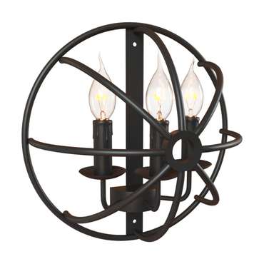 Бра Foucaults Orb LOFT1192W (металл, цвет коричневый)