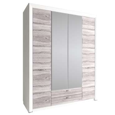 Шкаф Olivia L кремово-бежевого цвета с зеркалом