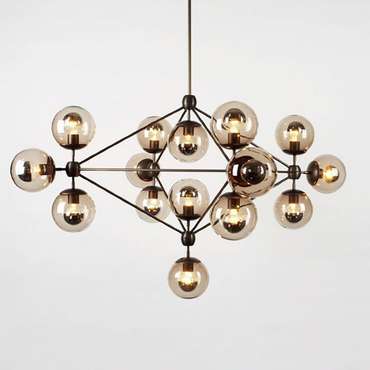 Люстра Modo Chandelier 15 Globes в стиле Roll&Hill