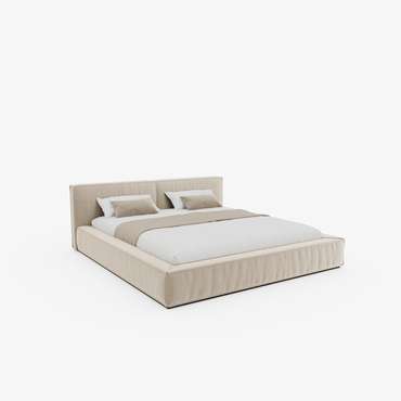 Кровать Terra 200х200 бежевого цвета с подъемным механизмом