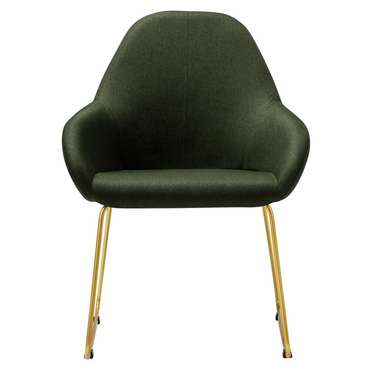 Стул-кресло Kent темно-зеленого цвета