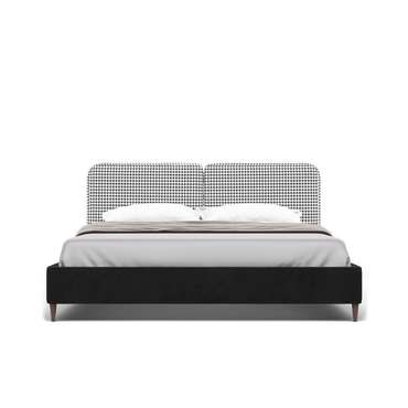 Кровать Clementine 160х200 бело-черного цвета