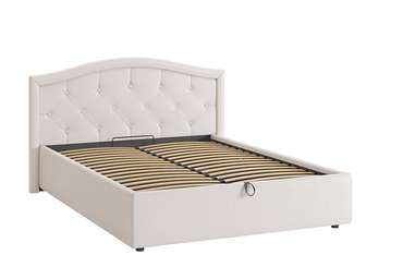 Кровать Верона 140х200 белого цвета с подъемным механизмом