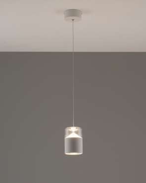 Подвесной светодиодный светильник Rinna белого цвета