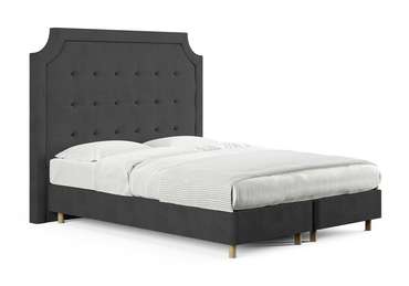Кровать Elysium 160х200 графитового цвета с двумя основаниями