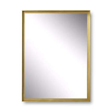 Металлическое прямоугольное зеркало Frame 130x150 бронзового цвета