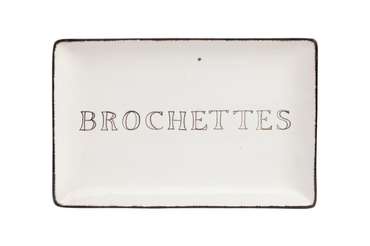 Декоративное блюдо Brochettes White 