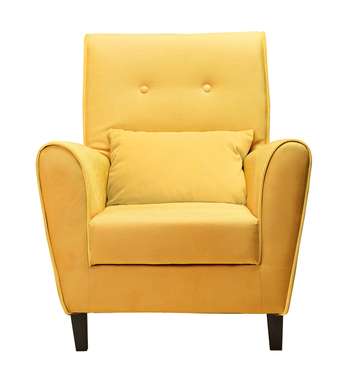 Кресло Френсис желтого цвета