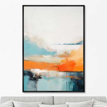 Репродукция картины на холсте Landscape collection, Kamchatka, No 1, 2024г.