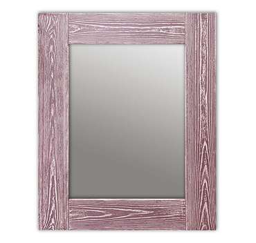 Настенное зеркало Шебби Шик 50х65 розового цвета