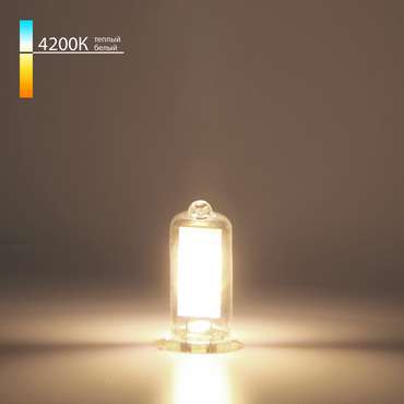 Светодиодная лампа G9 LED 3W 220V 4200K стекло BLG912 капсульной формы