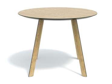 Обеденный стол Brasko 90 бежевого цвета