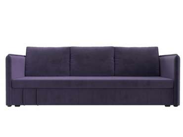 Прямой диван-кровать Слим темно-фиолетового цвета