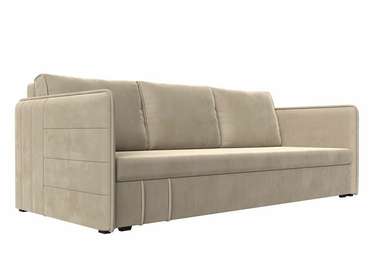 Прямой диван-кровать Слим бежевого цвета 