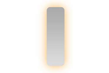 Прямоугольное настенное зеркало Kuvino NF LED L 54х179 с тёплой подсветкой