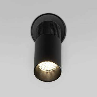 Настенный светодиодный светильник 20097/1 LED черный Riff