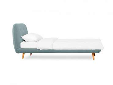 Кровать Loa 90х200 серо-голубого цвета