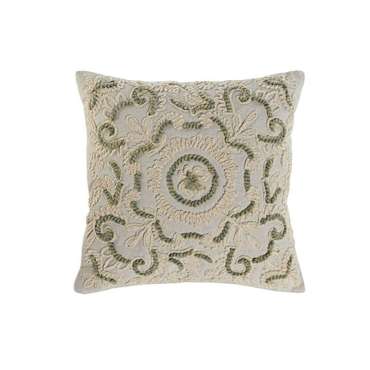 Подушка Boho 45х45 бежевого цвета