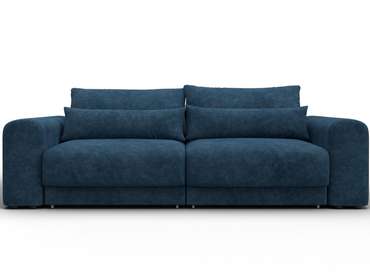 Диван-кровать Лига-056 синего цвета