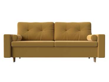 Прямой диван-кровать Белфаст желтого цвета