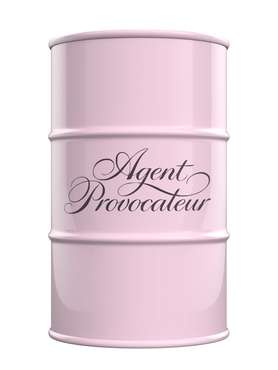 Тумба для хранения-бочка Agent Provocateur розового цвета