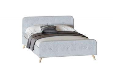 Кровать с подъемным механизмом Сиерра 160х200 серого цвета