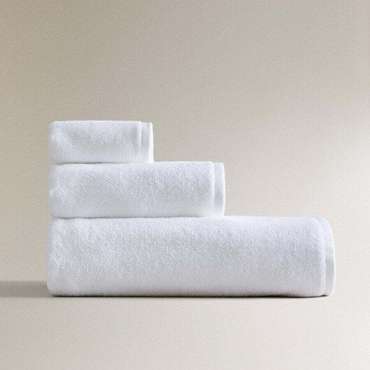 Хлопковое банное полотенце с рисовой строчкой