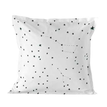 Наволочка Blanc Constellation 60x60 белого цвета