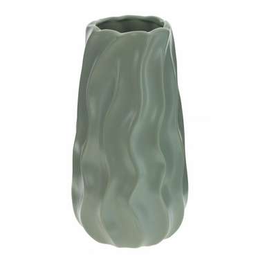Фарфоровая ваза зеленого цвета