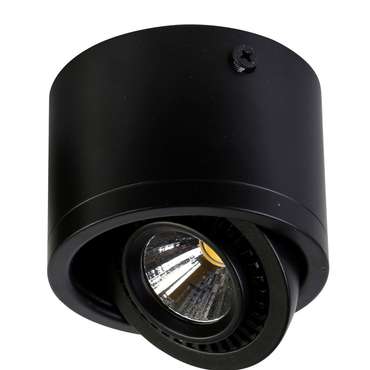 Потолочный светодиодный светильник Reflector из металла черного цвета