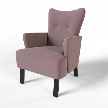 Кресло Остин пильно-розового цвета