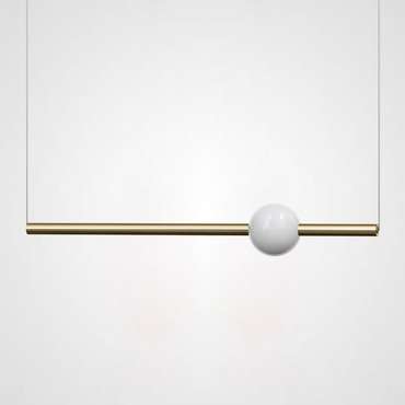 Подвесной светильник Broom Orion Globe Light L с белым плафоном 