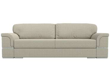 Прямой диван-кровать Порту серо-бежевого цвета