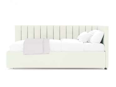 Кровать Negga Mellisa 90х200 белого цвета с подъемным механизмом правая