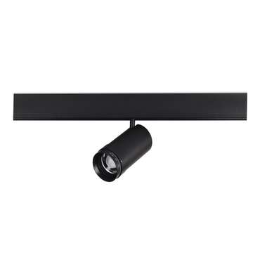 Магнитный трековый светильник ZOOM Черный LED 1*20W 3000K Lm Ra90 10-55° IP20 D60xH170 48VV SKYLINE 48