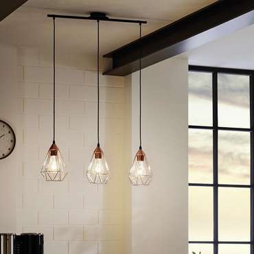 Подвесной светильник Tarbes 94195 (металл, цвет медь)