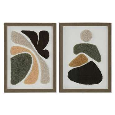 Картина Абстракция город 30 x 2,5 x 40 cm (2 штук)