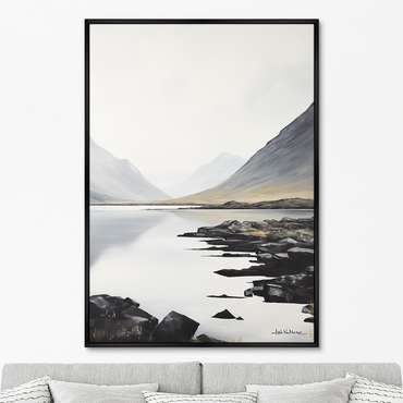 Репродукция картины Landscape collection, Calmness, No 1, 2024г.