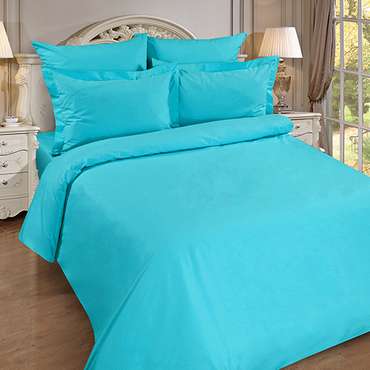 Наволочка 'Цвет эмоций' 50х70 с ушками, поплин, 100 % хлопок, пл. 110 гр./кв. м., 'Бриз'