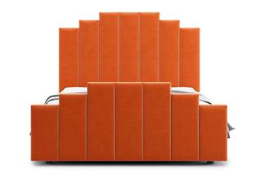 Кровать Velino 120х200 оранжевого цвета с подъемным механизмом