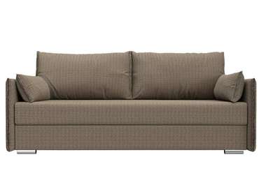 Прямой диван-кровать Сайгон бежево-коричневого цвета