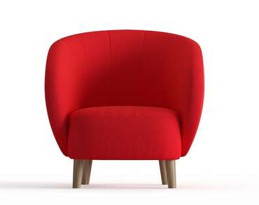 Кресло Чарльз красного цвета