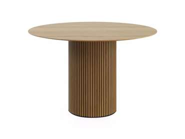 Стол обеденный Mono Stripe D120 бежевого цвета