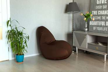 Кресло Flexy коричневого цвета