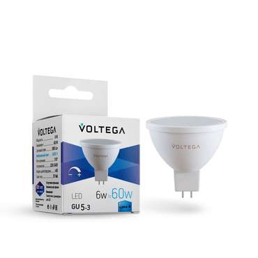 Лампочка Voltega 7171 Sofit GU5.3 Simple формы полусферы
