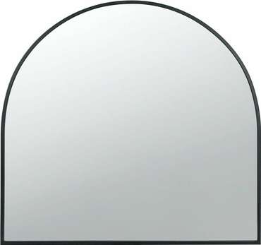Настенное зеркало 79х84 в раме черного цвета