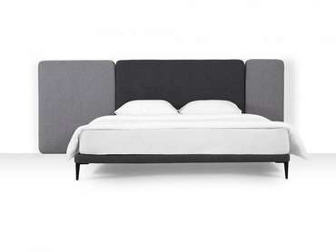 Кровать Licata 160х200 композиция 6 серого цвета